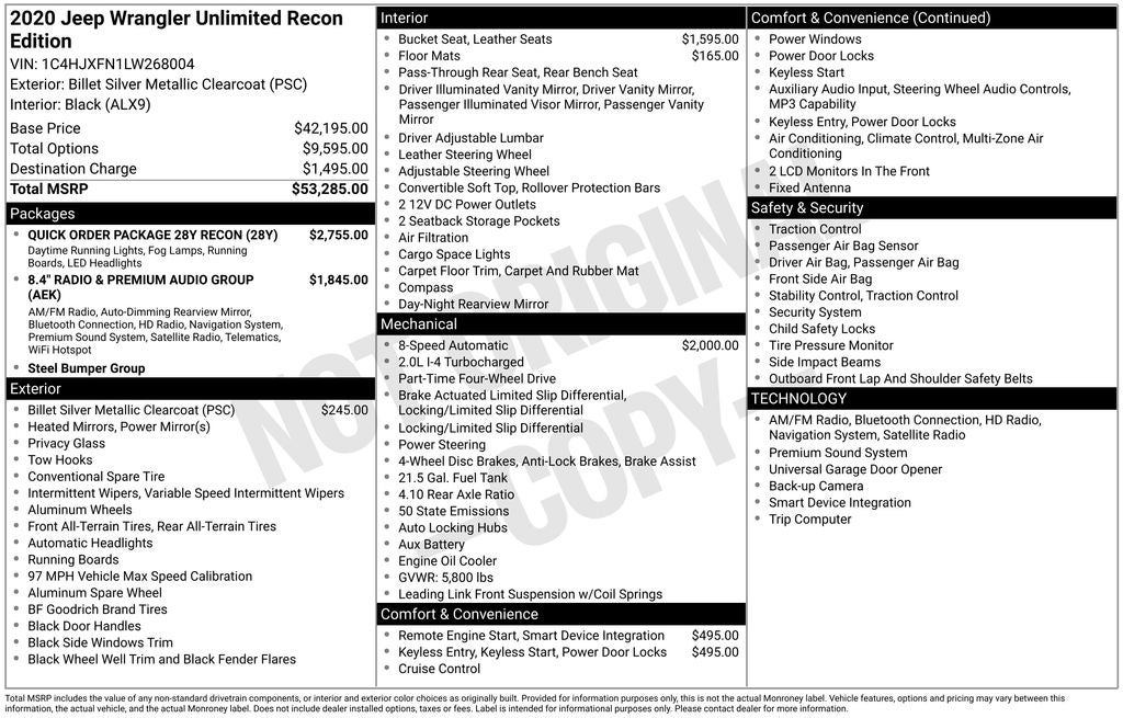 2020 Jeep Wrangler Unlimited Rubicon